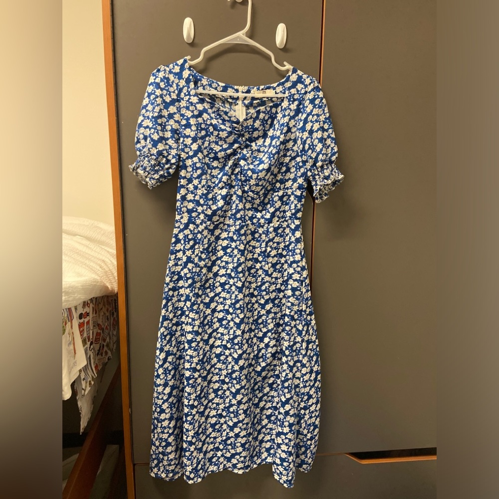 Blue Floral Sundress